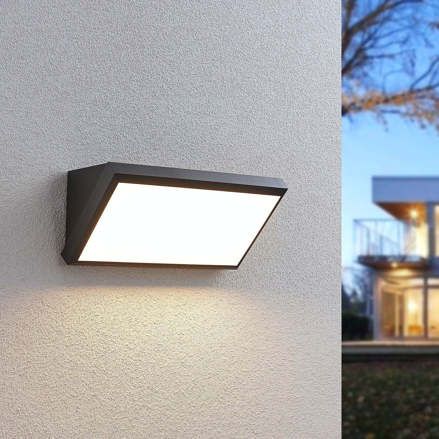B-Ware Lindby Led Außenwandleuchte Abby Wandlampe Außenlampe Leuchte Außenleuchte La286