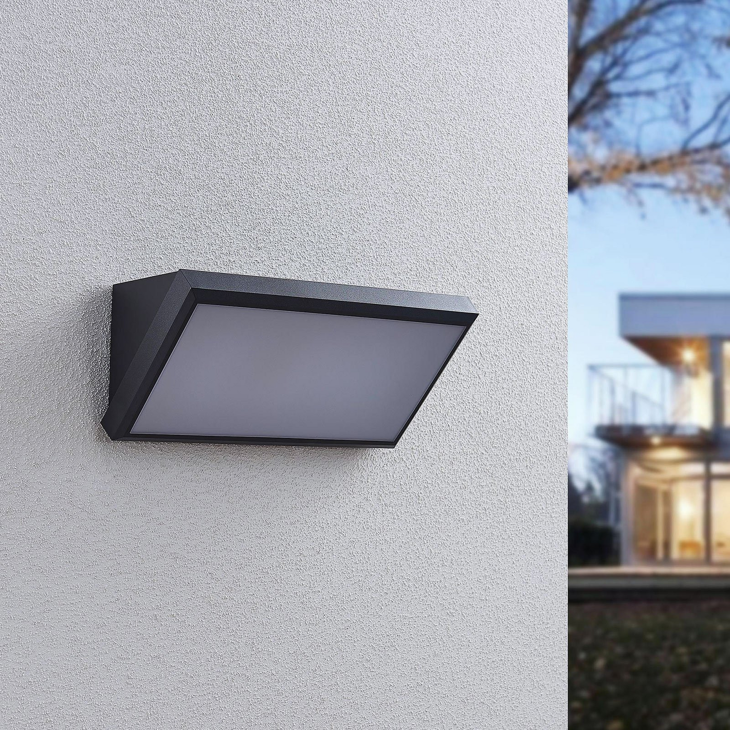 B-Ware Lindby Led Außenwandleuchte Abby Wandlampe Außenlampe Leuchte Außenleuchte La286
