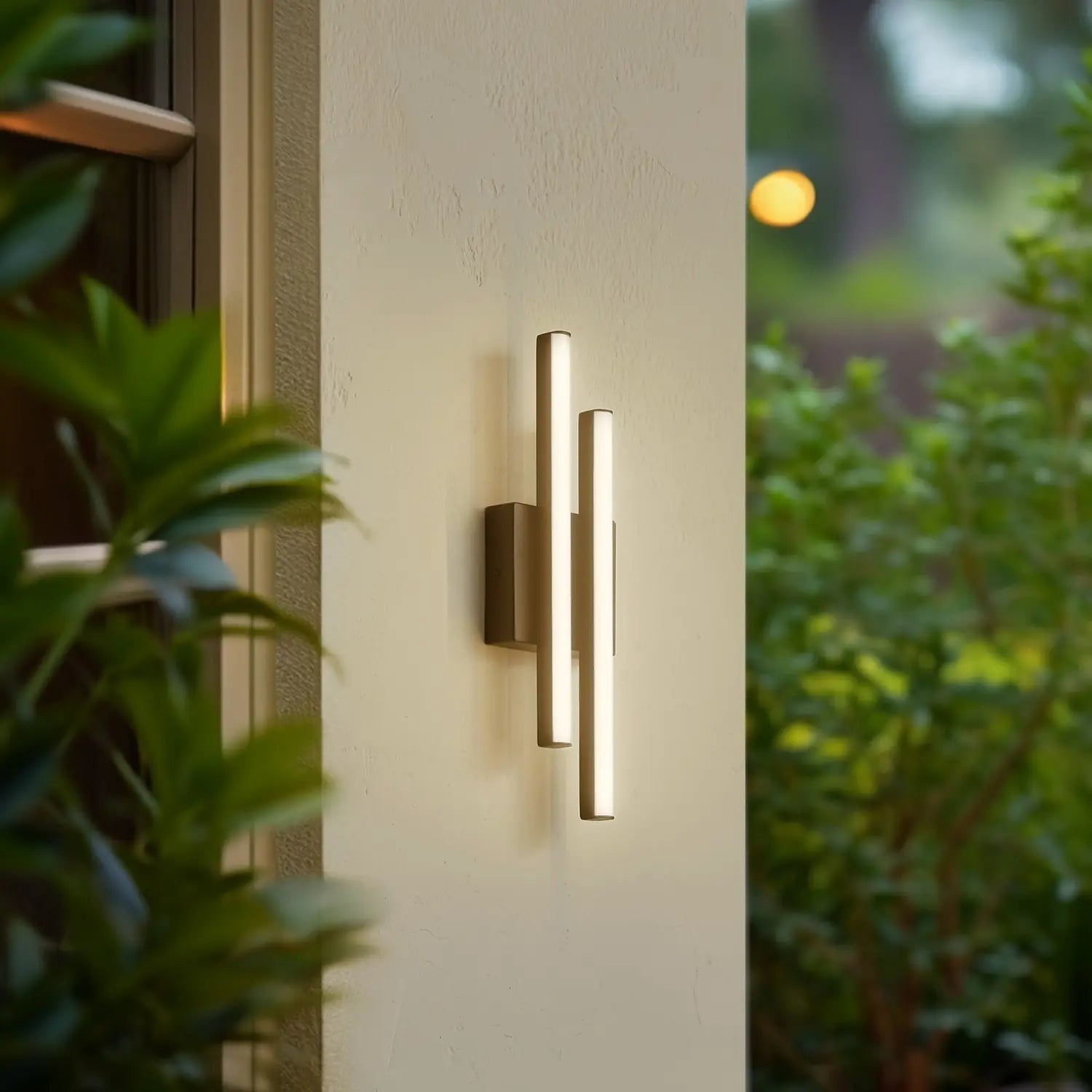 B-Ware Lindby Außenwandleuchte Wandleuchte Led Schwarz Edelstahl Aluminium Lampe983 - 4251911786781