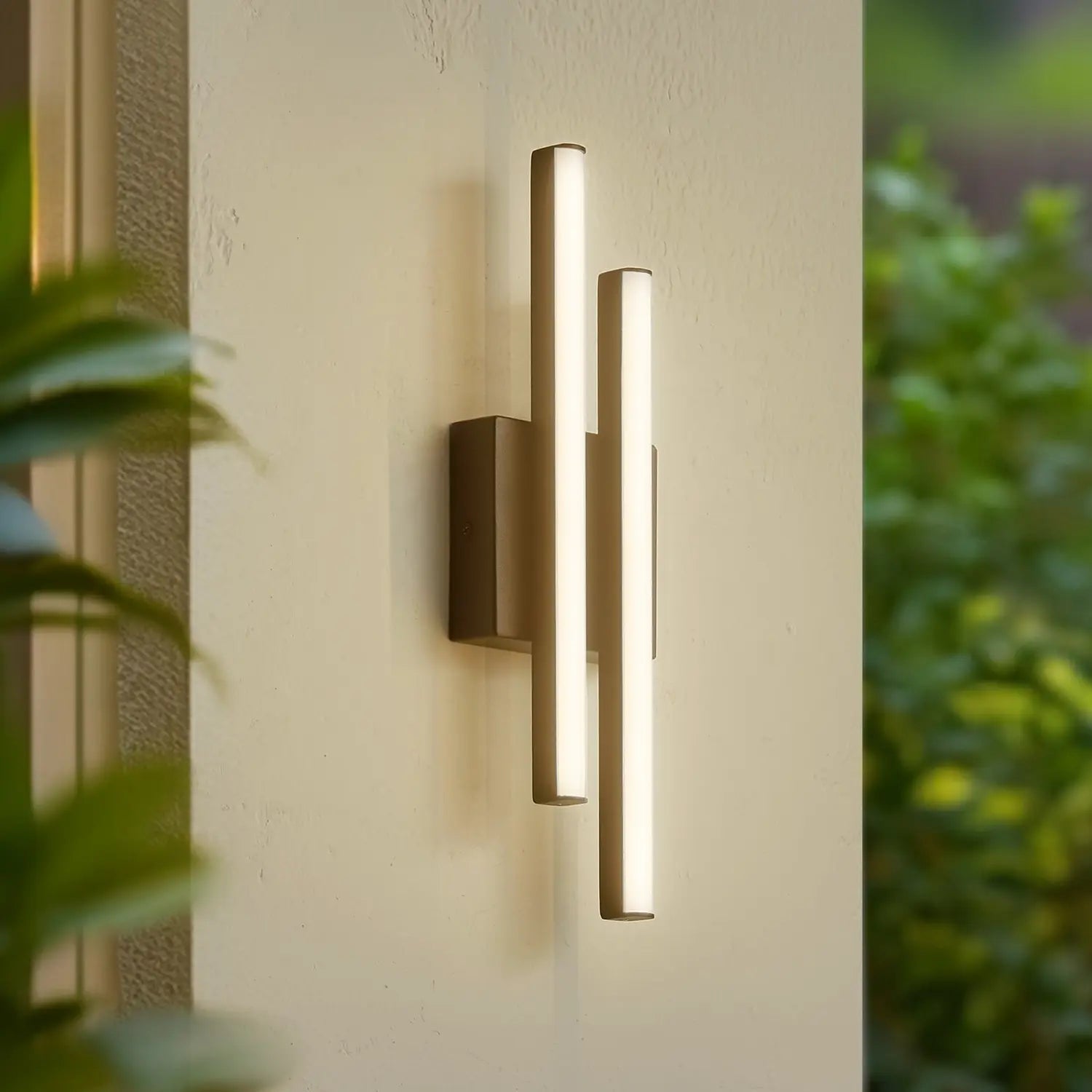 B-Ware Lindby Außenwandleuchte Wandleuchte Led Schwarz Edelstahl Aluminium Lampe983 - 4251911786781