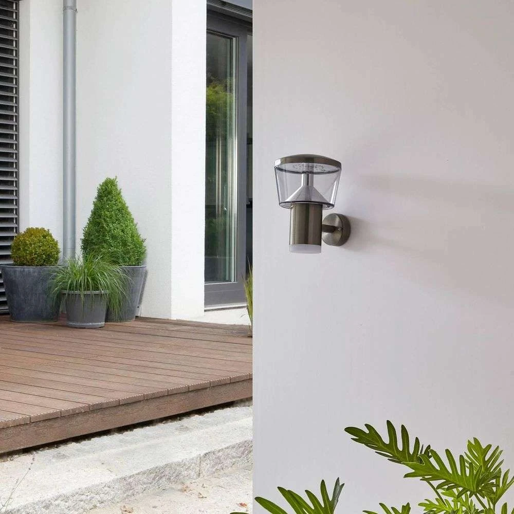 Lindby Edelstahl Led Wandlampe Außen Außenwandleuchte Siehe Text/Foto B-Ware - 4251096540208