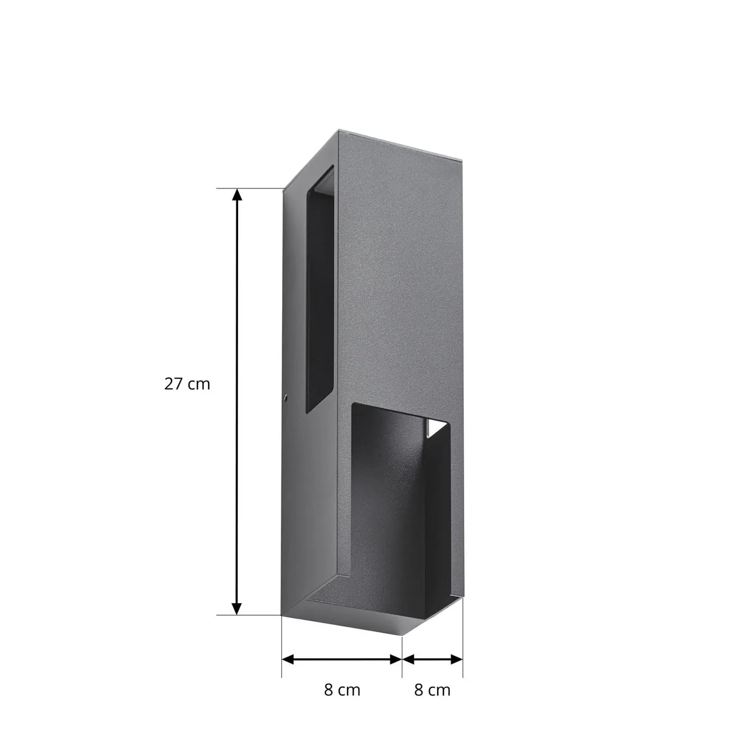 B-Ware Lindby Außenleuchte Wandleuchte Led Enyra Schwarz Ip65 Aluminium Kunststoff  - 4255830911071