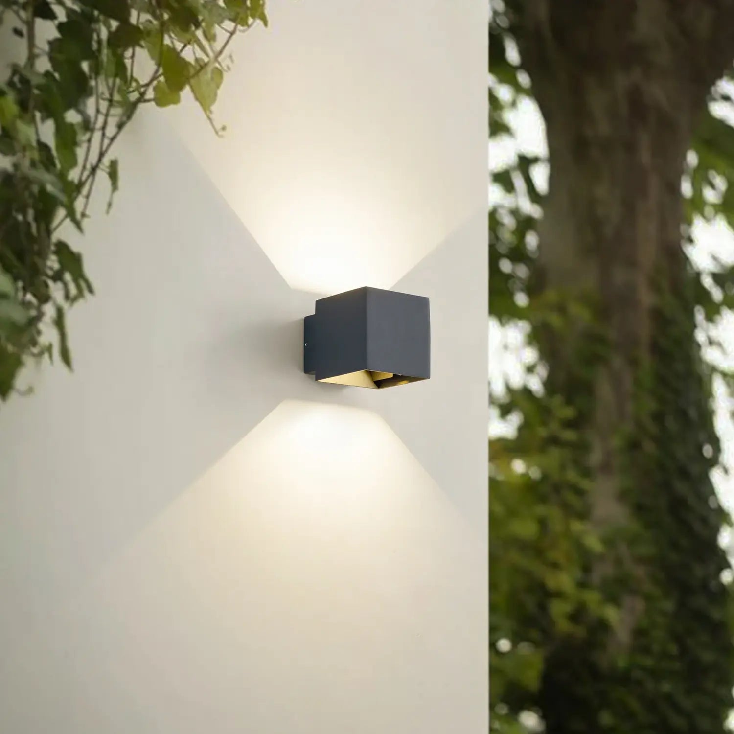 B-Ware Lindby Außenwandleuchte Wandlampe Led Esani Anthrazit Außenlampe 2 Stück - 4251911788044