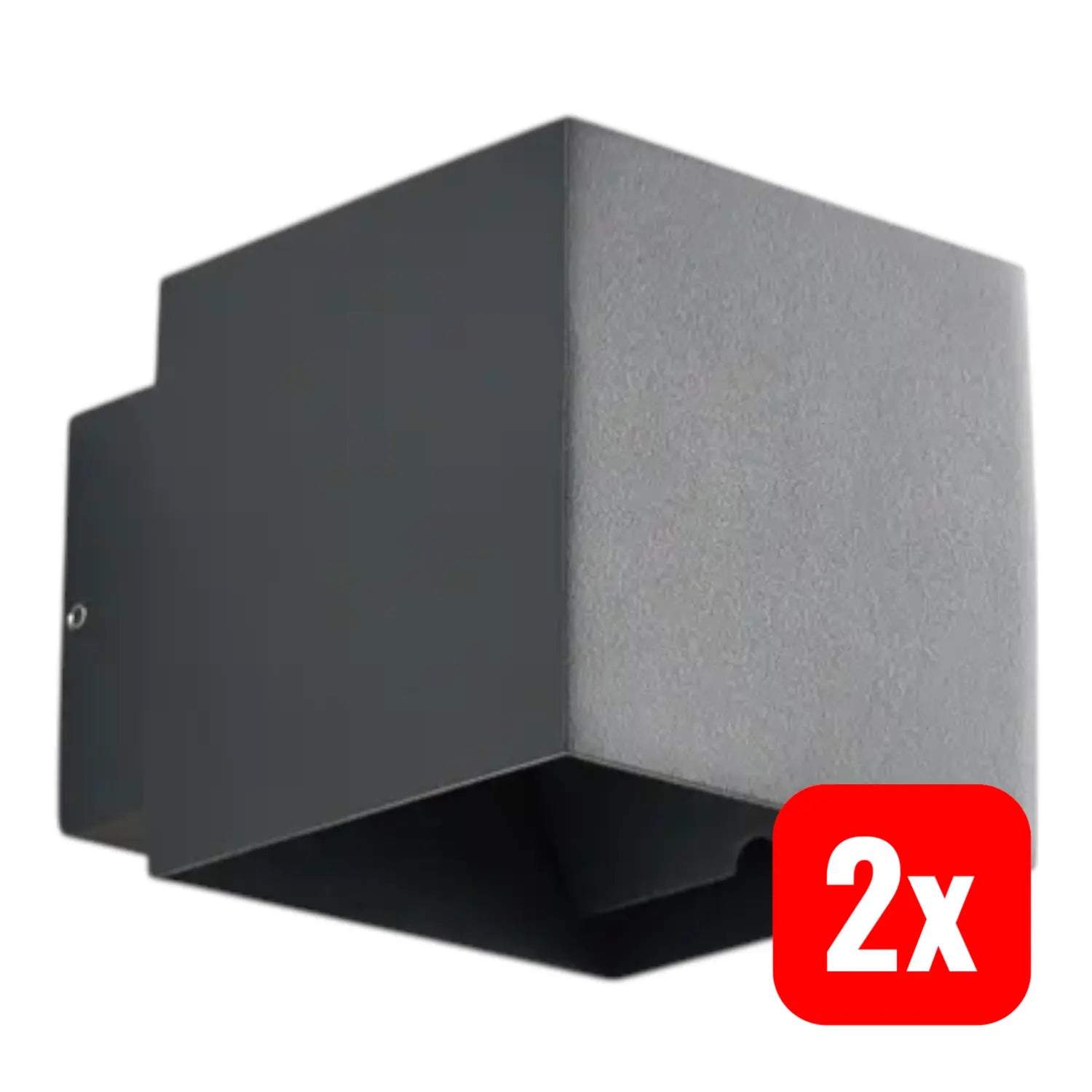 B-Ware Lindby Außenwandleuchte Wandlampe Led Esani Anthrazit Außenlampe 2 Stück - 4251911788044