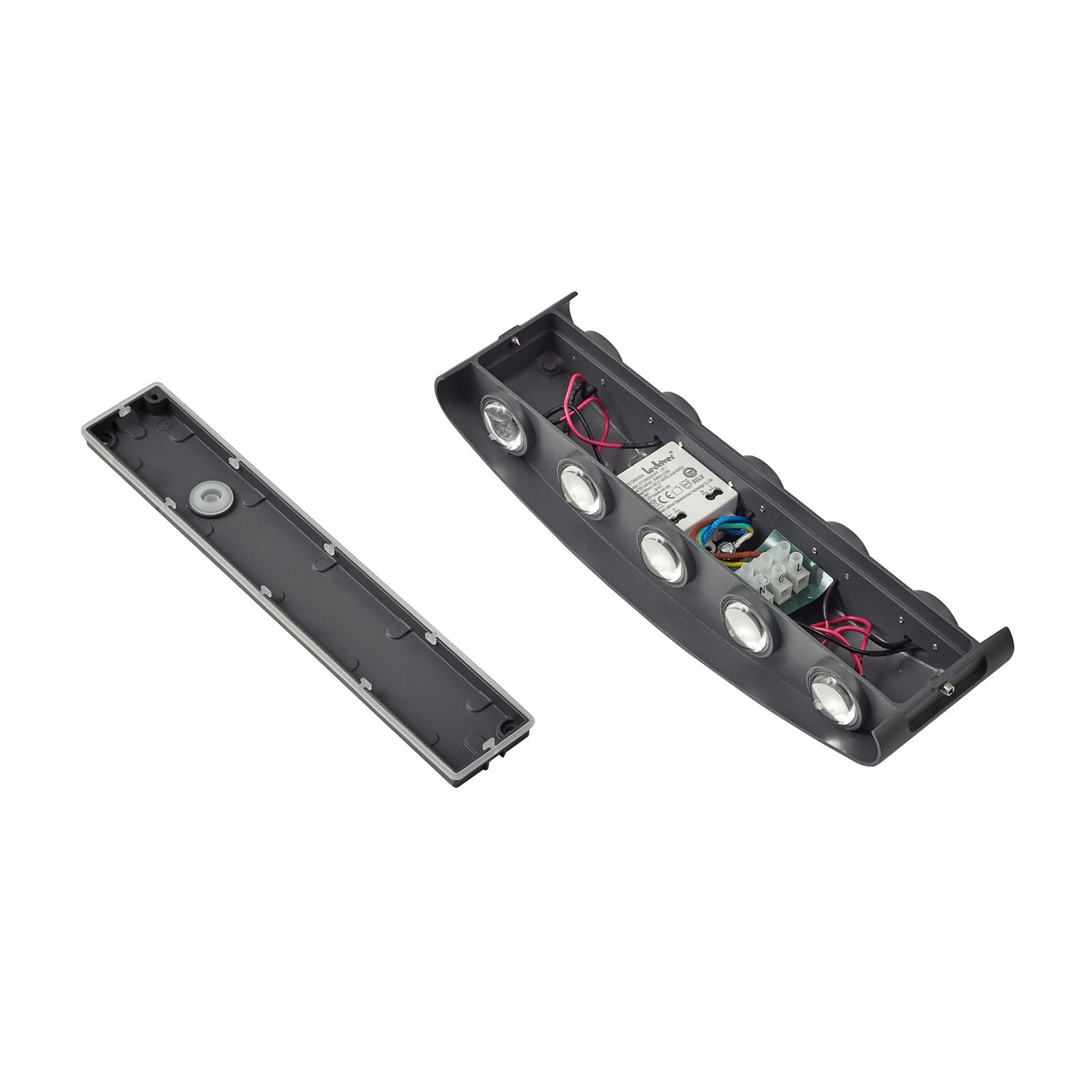 Lindby Led Außenwandleuchte Außenlampe Ithan Anthrazit Metall Außenbeleuchtung  B-Ware - 4251911785210