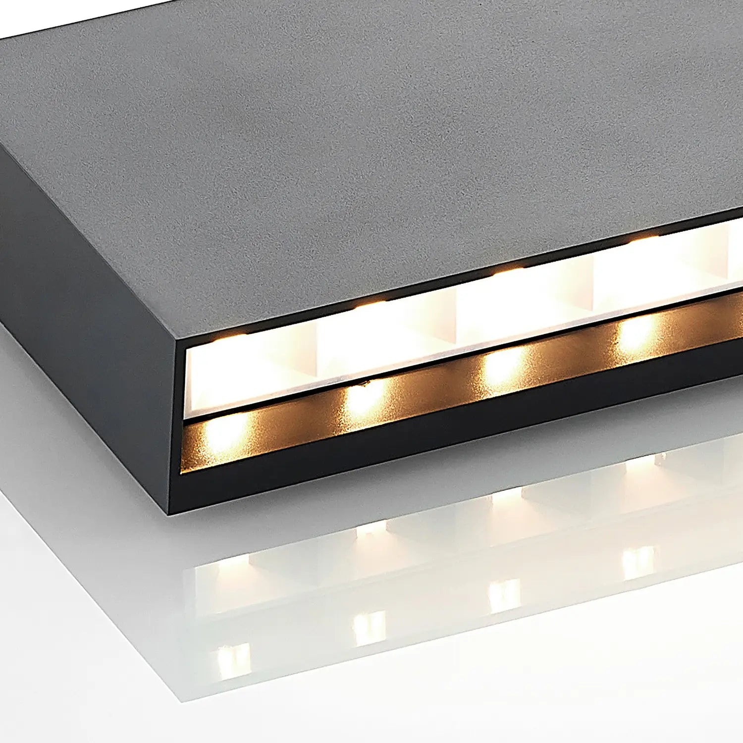 B-Ware Lindby Jarte Led Außenwandleuchte Außen Wandleuchte Wandleuchte Updown Dunkelg961 - 4251096580372