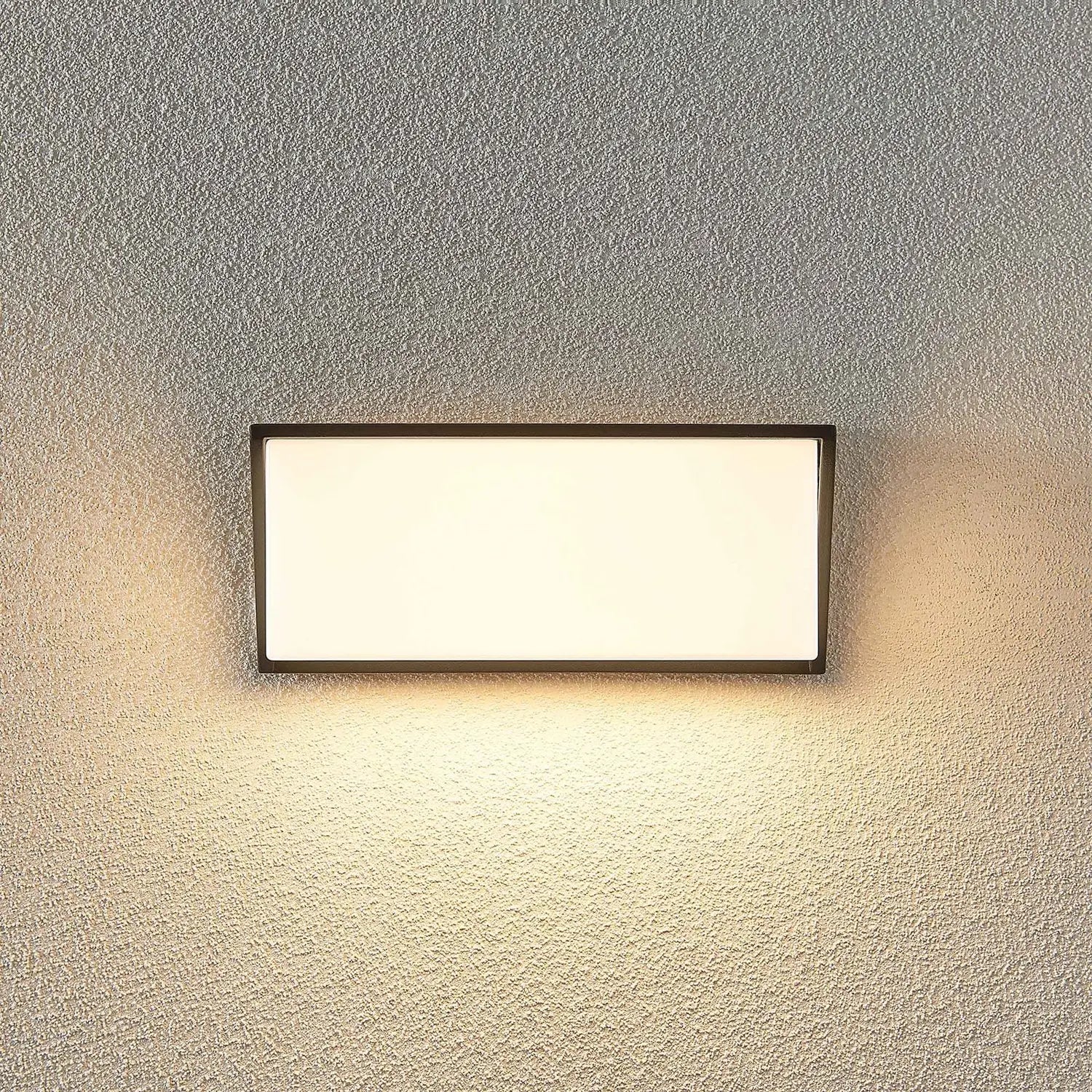 B-Ware Lindby Außenleuchte Wandlampe Led Dunkelgrau Ip65 Außenlampe Warmweiß 25 Cm713 - 4251911706185