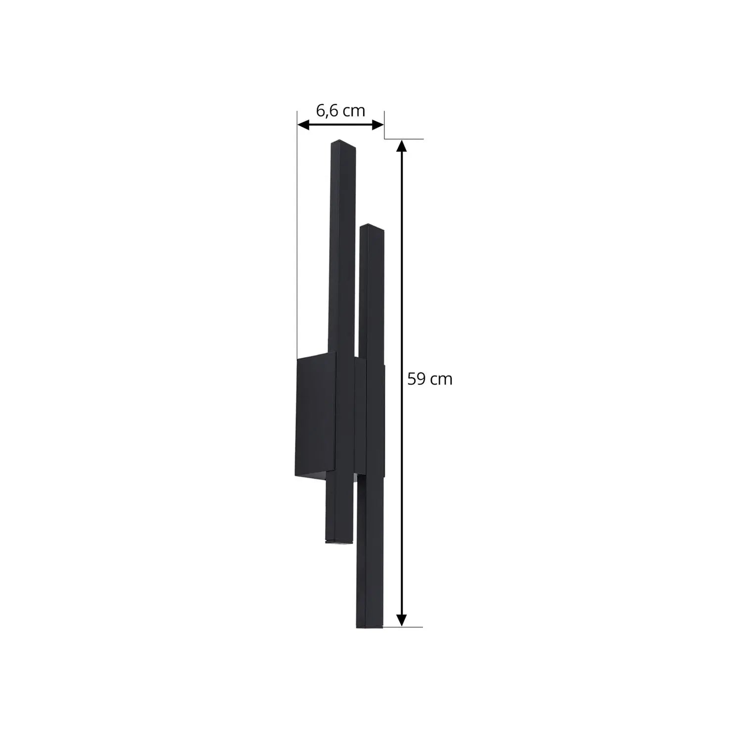 B-Ware Lindby Außenleuchte Wandlampe Led Außenwandleuchte Schwarz Aluminium Sakari 59 C