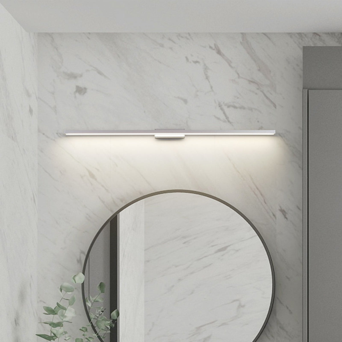 Lindby LED-Badleuchte Spiegellicht Alenia Aluminium 120cm IP44 SIEHE TEXT/FOTO - 4251911795882
