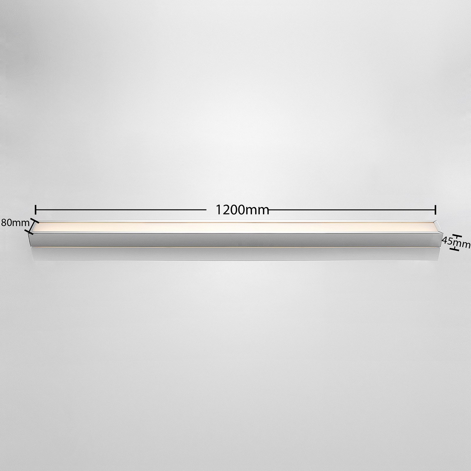 Lindby Layan Led Bad Wandleuchte Wandleuchte Lampe Chrom 120 Cm Siehe Text/Foto B-Ware - 4251096565546