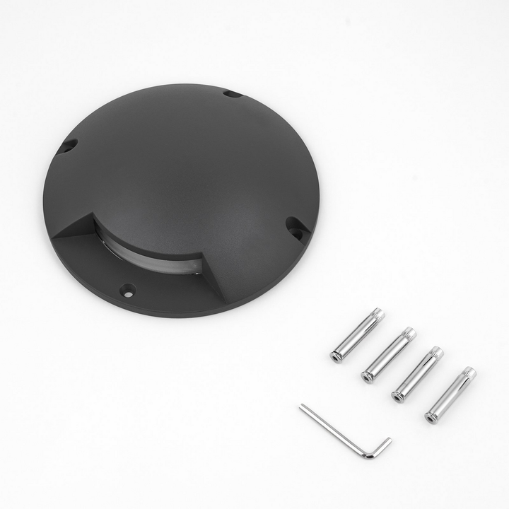 Lindby Led Bodenstrahler Bodenleuchte Einbaulicht Cormac Dunkelgrau Ip67 21cm B-Ware - 4251096595673
