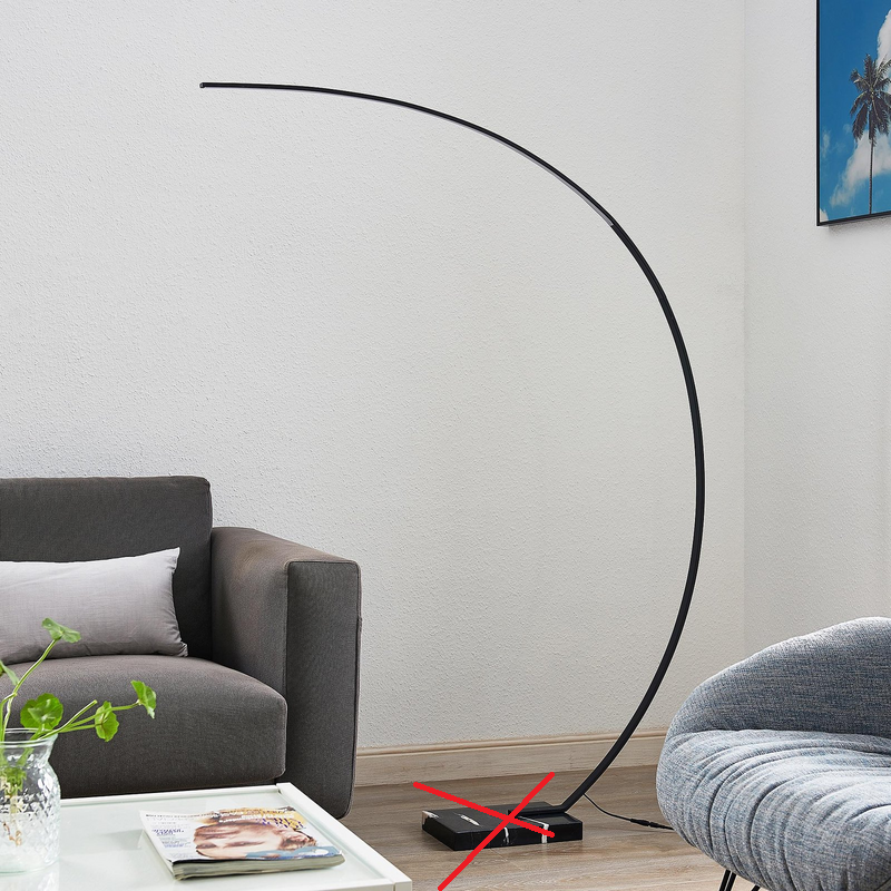 Lindby Kendra Led Bogenstehleuchte Stehlampe Standleuchte Siehe Text/Foto B-Ware - 4251096592641
