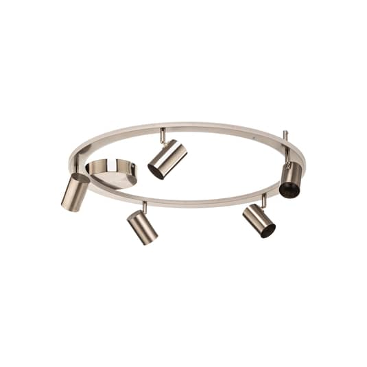 Lindby Berisha Led Deckenlampe Deckenleuchte Deckenstrahler 6 Flmg Gu10 Nickel B-Ware - 4251911728859