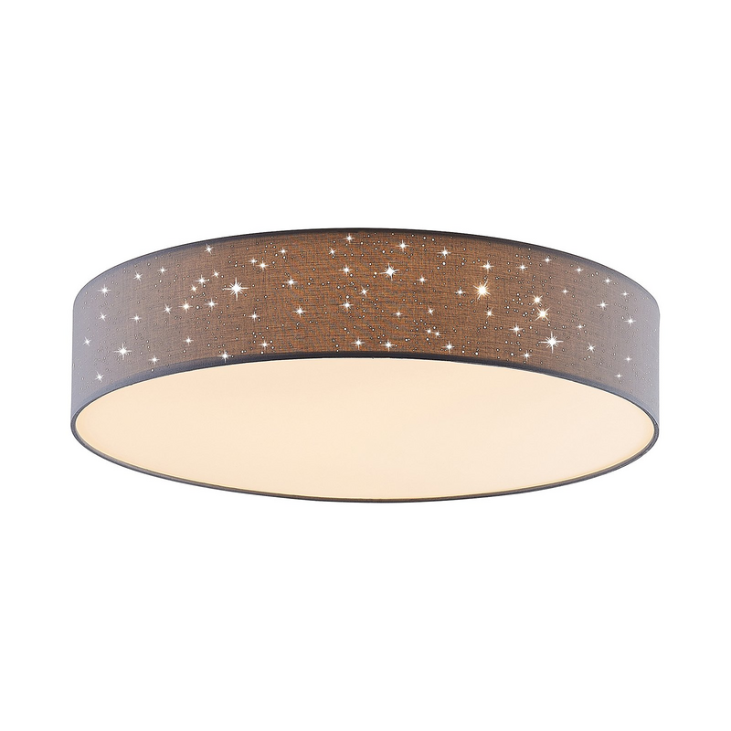 Lindby Deckenlampe Ellamina LED Lampe dimmbar hellgrau mit Fernbedienung 60cm - 4251096586596