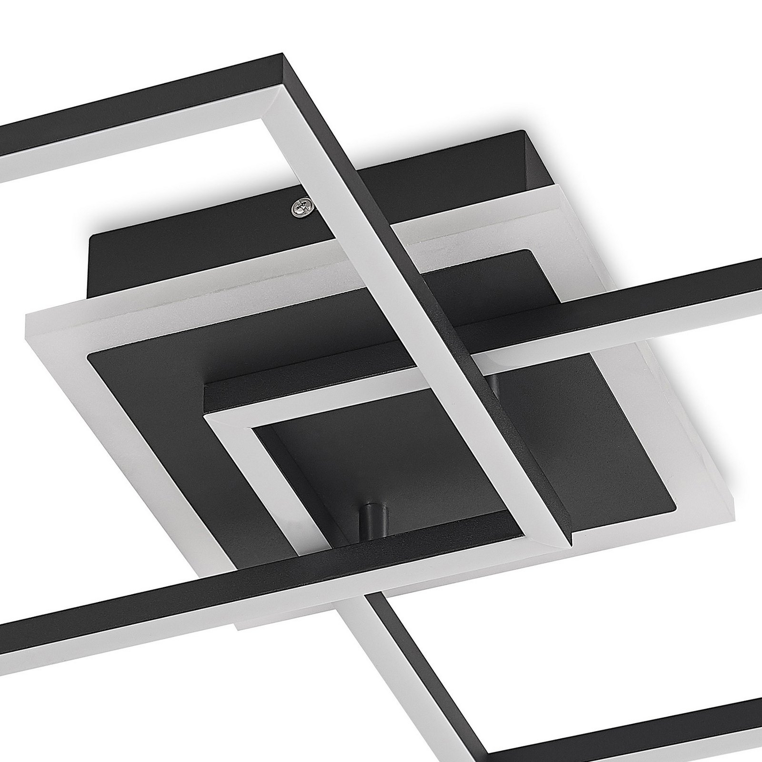B-Ware Lindby Led Deckenlampe Fjardo Cct Quadrate Deckenlampe Lampe Leuchte Schwarz21 - 4251911705652