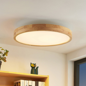 B-Ware Lindby Deckenlampe Deckenleuchte Led Lanira Holz Dimmbar Cct Siehe Text/Foto