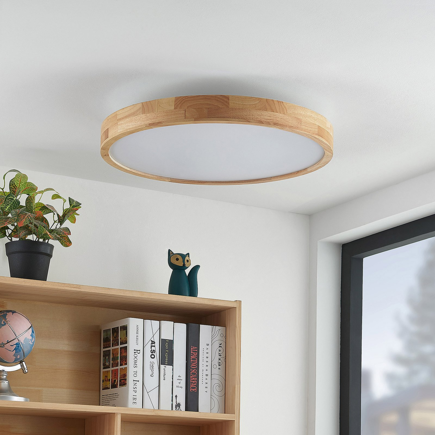 B-Ware Lindby Deckenlampe Deckenleuchte Led Lanira Holz Dimmbar Cct Siehe Text/Foto - 4251911741575