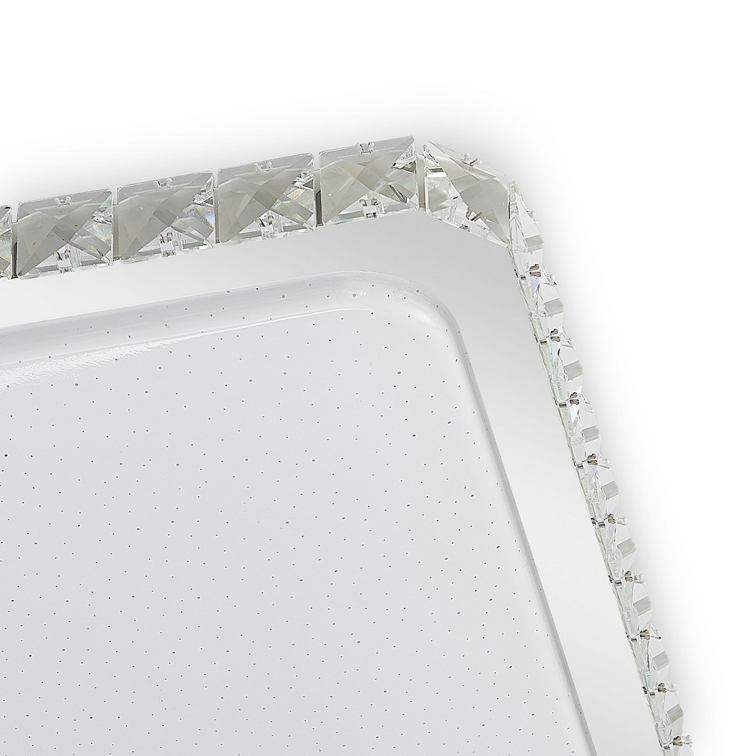 B-Ware Lindby Deckenlampe Deckenleuchte Led Kristall Fernbedienung Lorand Weiß Chrom172