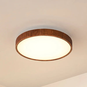B-Ware Lindby Deckenleuchte Deckenlampe Led Velua Fernbedienung Weiß Holz Dunkel Cct67