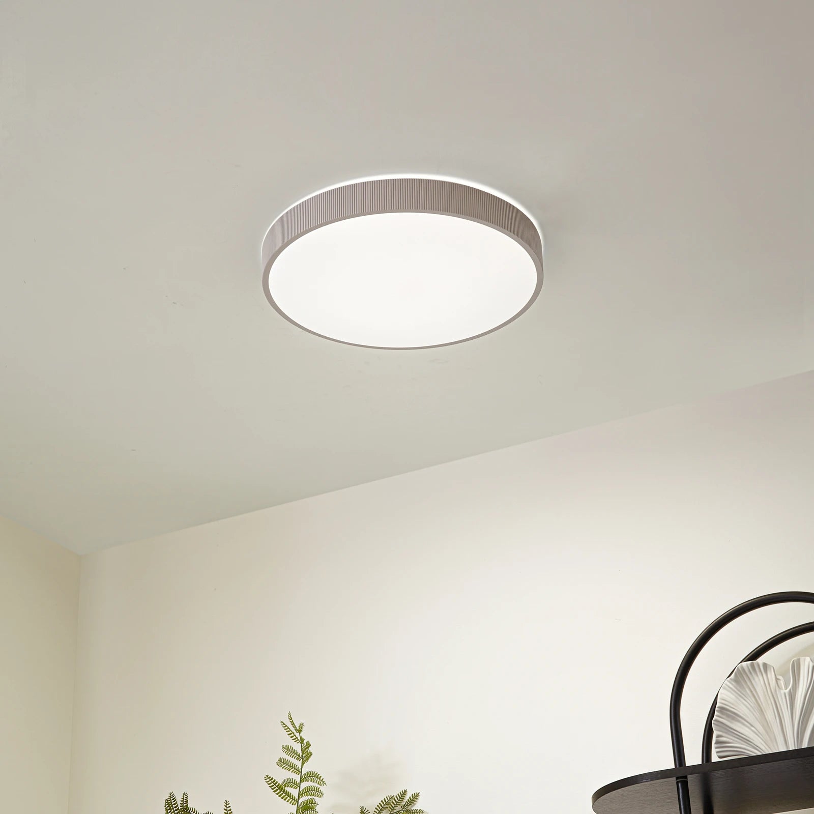 Lindby Leuchten Deckenlampe Deckenleuchte LED hellgrau dimmbar Lampe Leuchte - 4255830902789