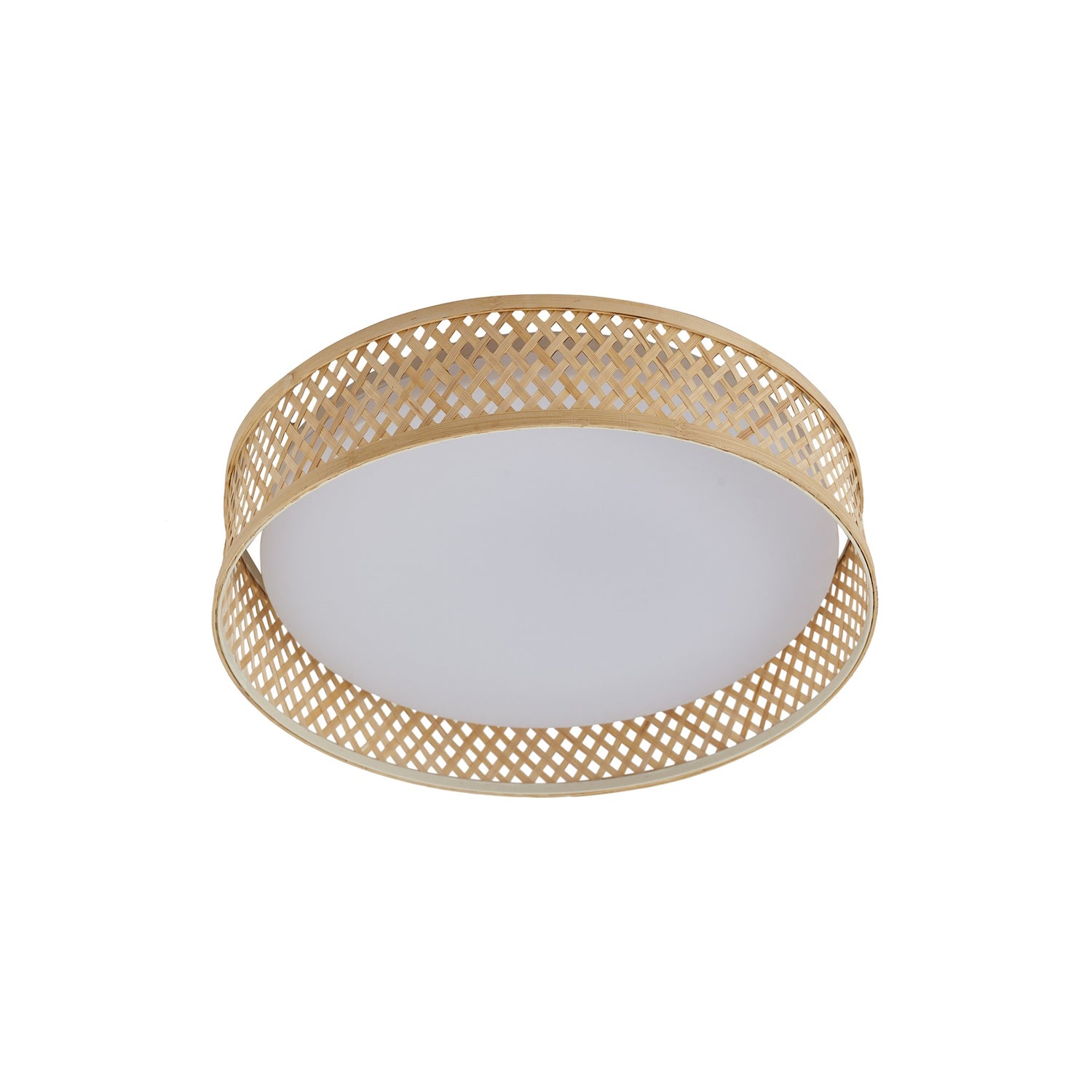 B-Ware Lindby Deckenleuchte Deckenlampe Led Bambus Holz Hell Weiß Wohnzimmer Beleuchtun - 4251911794618