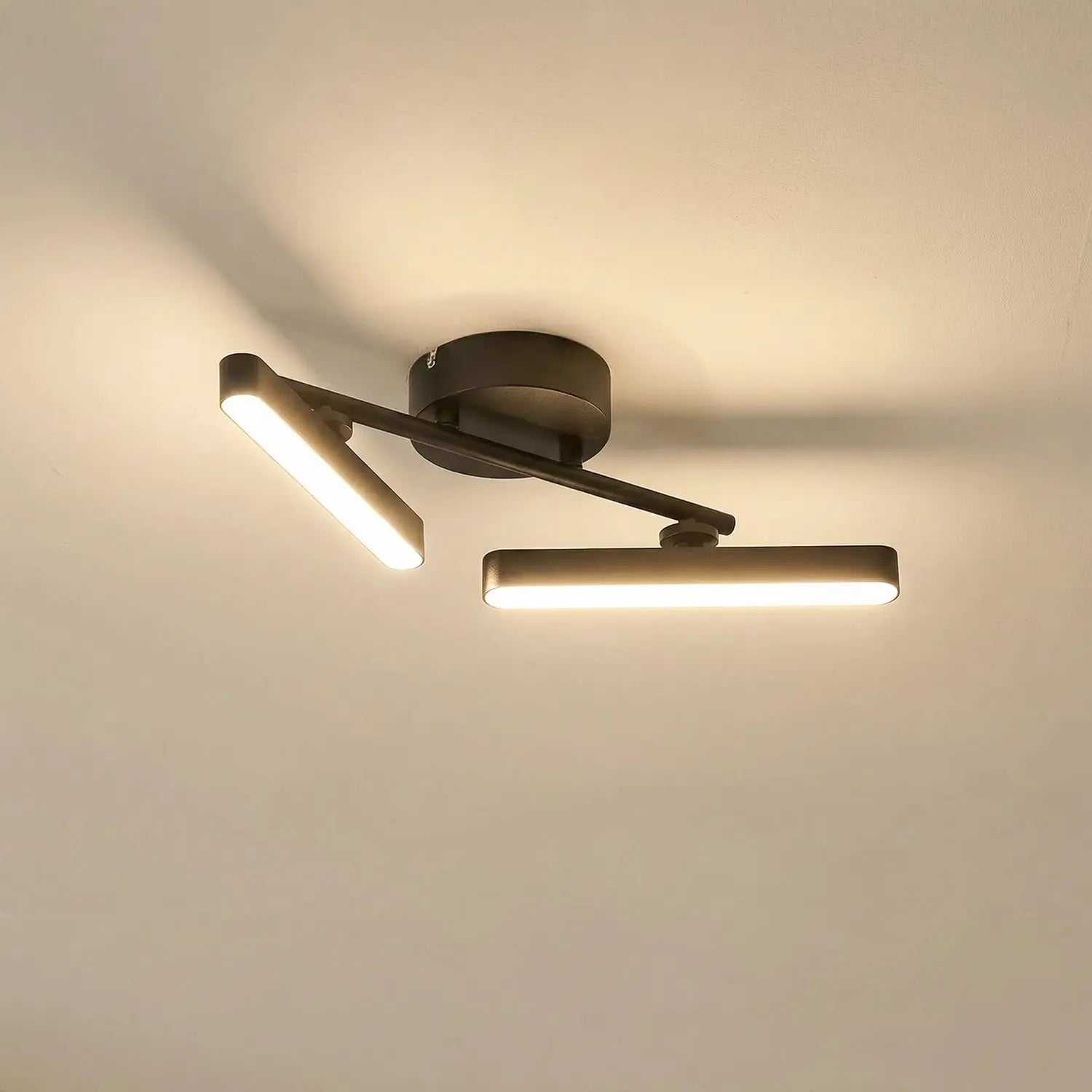 B-Ware Lindby Deckenleuchte Lichtleiste Led Lampe Eldrin Schwarz Wohnzimmer Esszimmer - 4251911785845