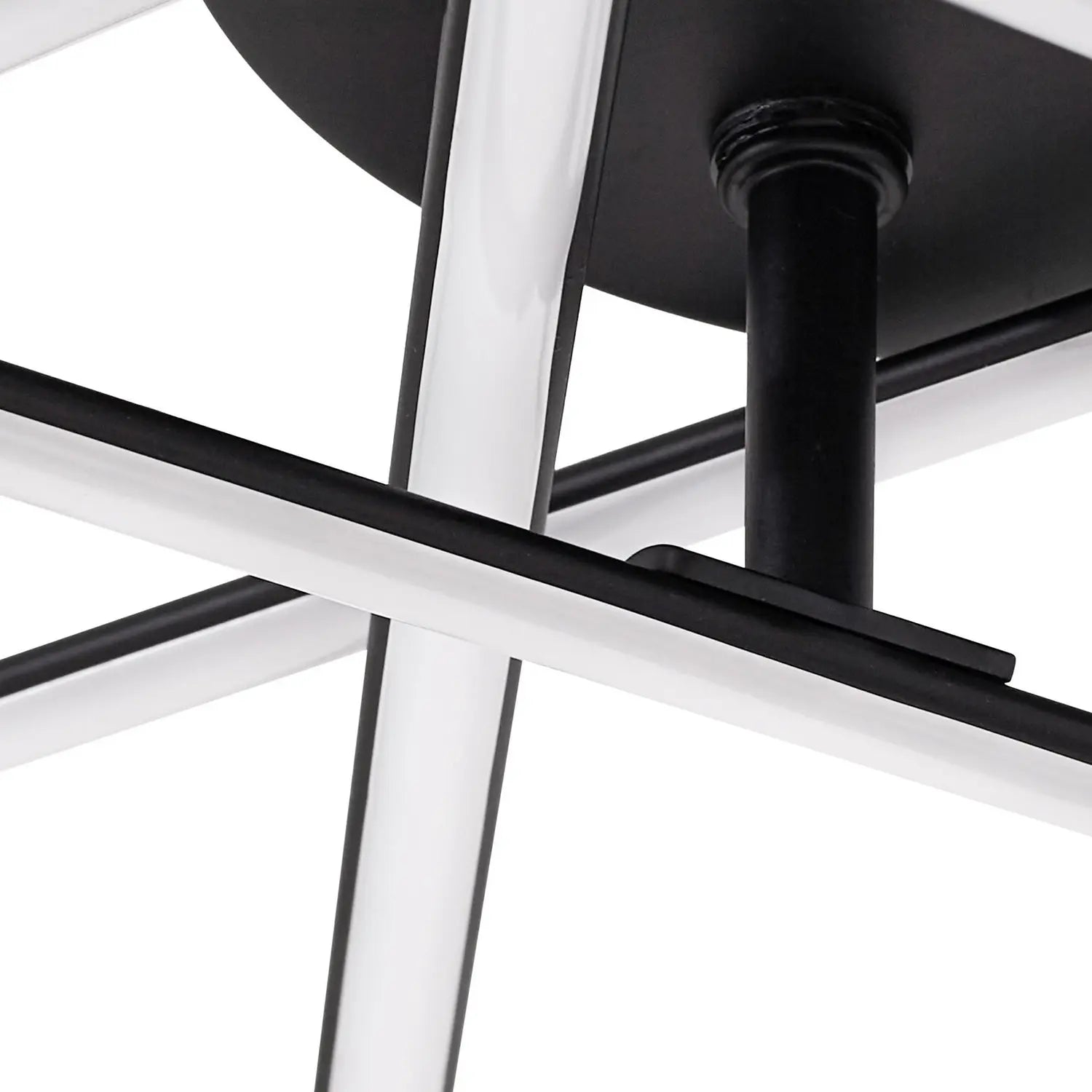 B-Ware Lindby Deckenleuchte Lampe Led Elviano Schwarz ø 80 Cm 3000 K Aluminium Leuchte - 4255830901966