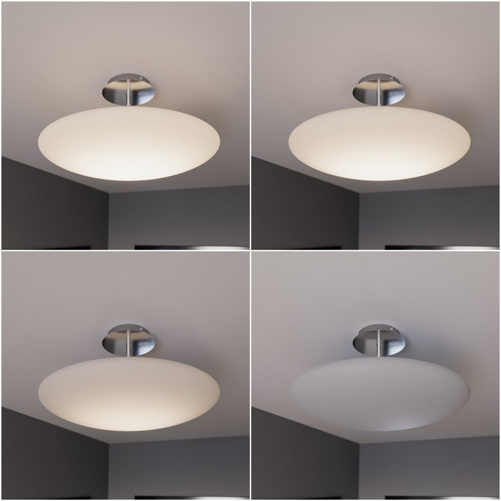 Lindby Deckenleuchte Led Deckenlampe Gunda Glas Weiß Dimmbar ø 48 Cm B-Ware - 4251096559293