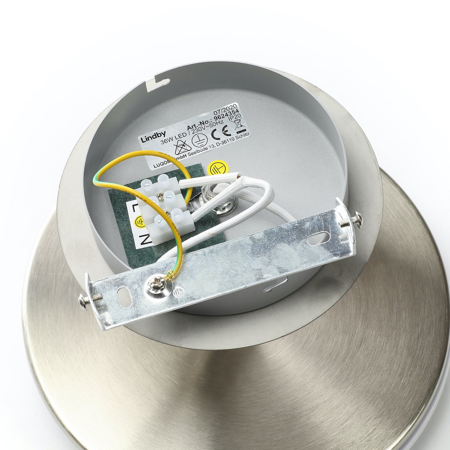 B-Ware Lindby Deckenleuchte Led Deckenlampe Weiß Dimmbar ø 48 Cm Siehe Text/Foto - 4251096559293