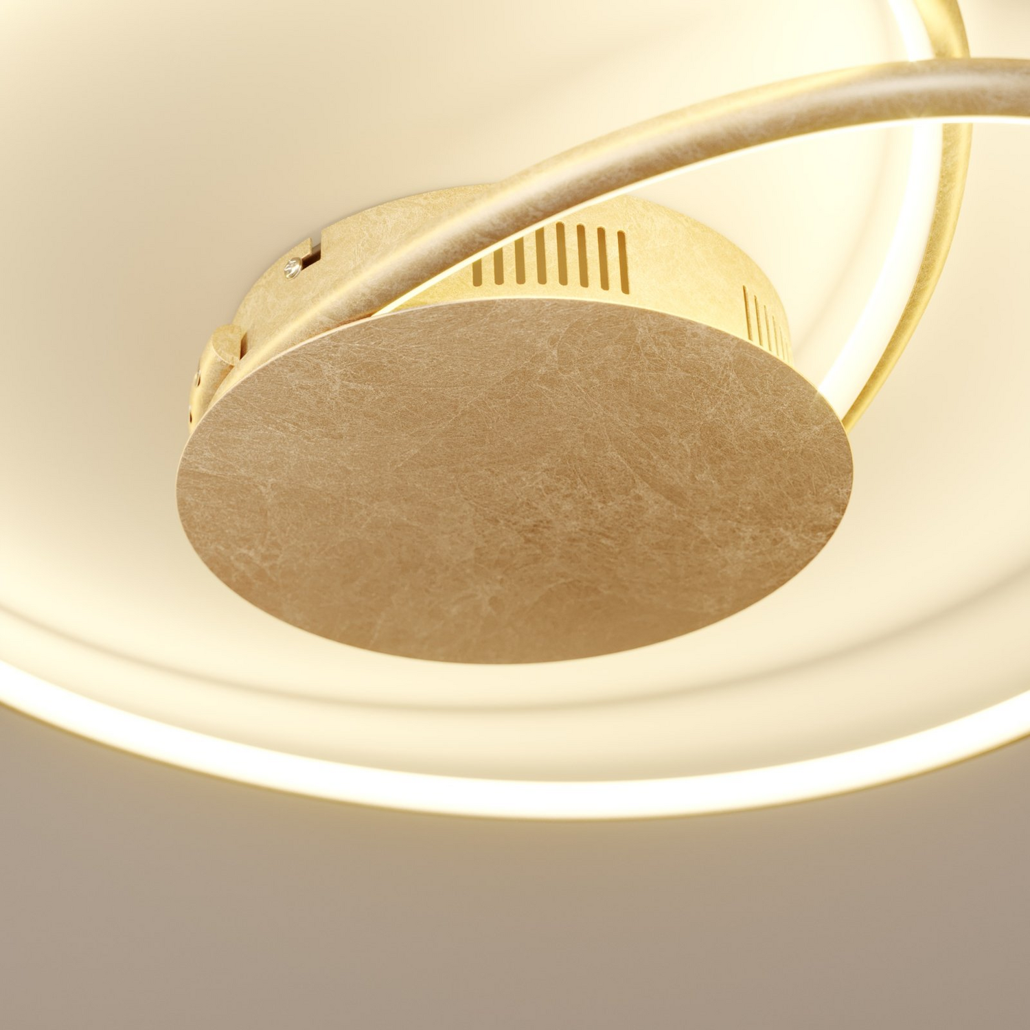 B-Ware Lindby Joline Led Deckenlampe Deckenlampe Lampe Leuchte Gold 45cm Siehe Text - 4251096564020