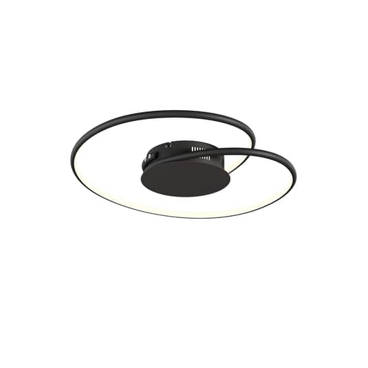 Lindby Joline LED-Deckenlampe Deckenlampe Deckenlicht Flurlampe schwarz 45 cm - 4251096564037