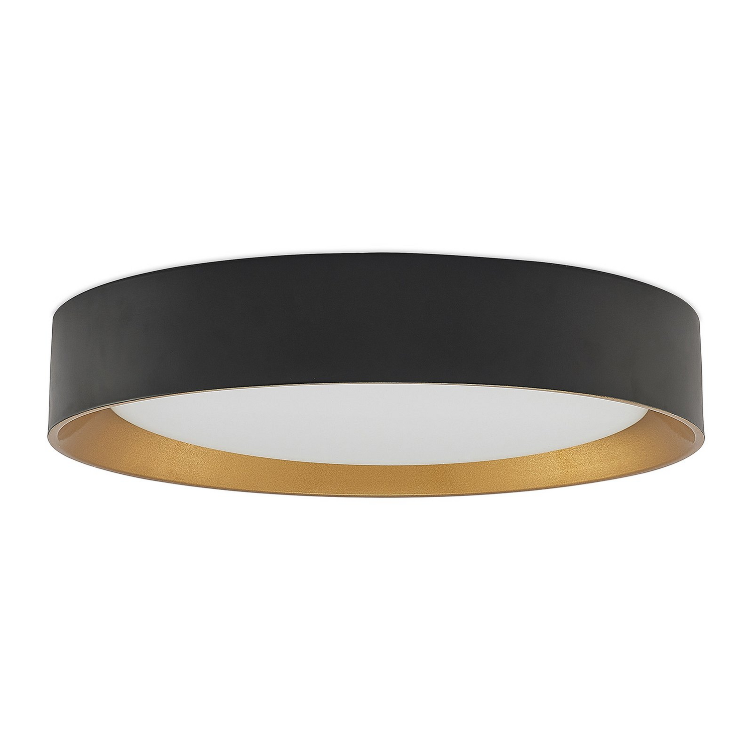B-Ware Lindby Deckenleuchte Zimmerlampe Led Kambia Schwarz Gold Aluminium Acryl 55 Cm - 4251911702675