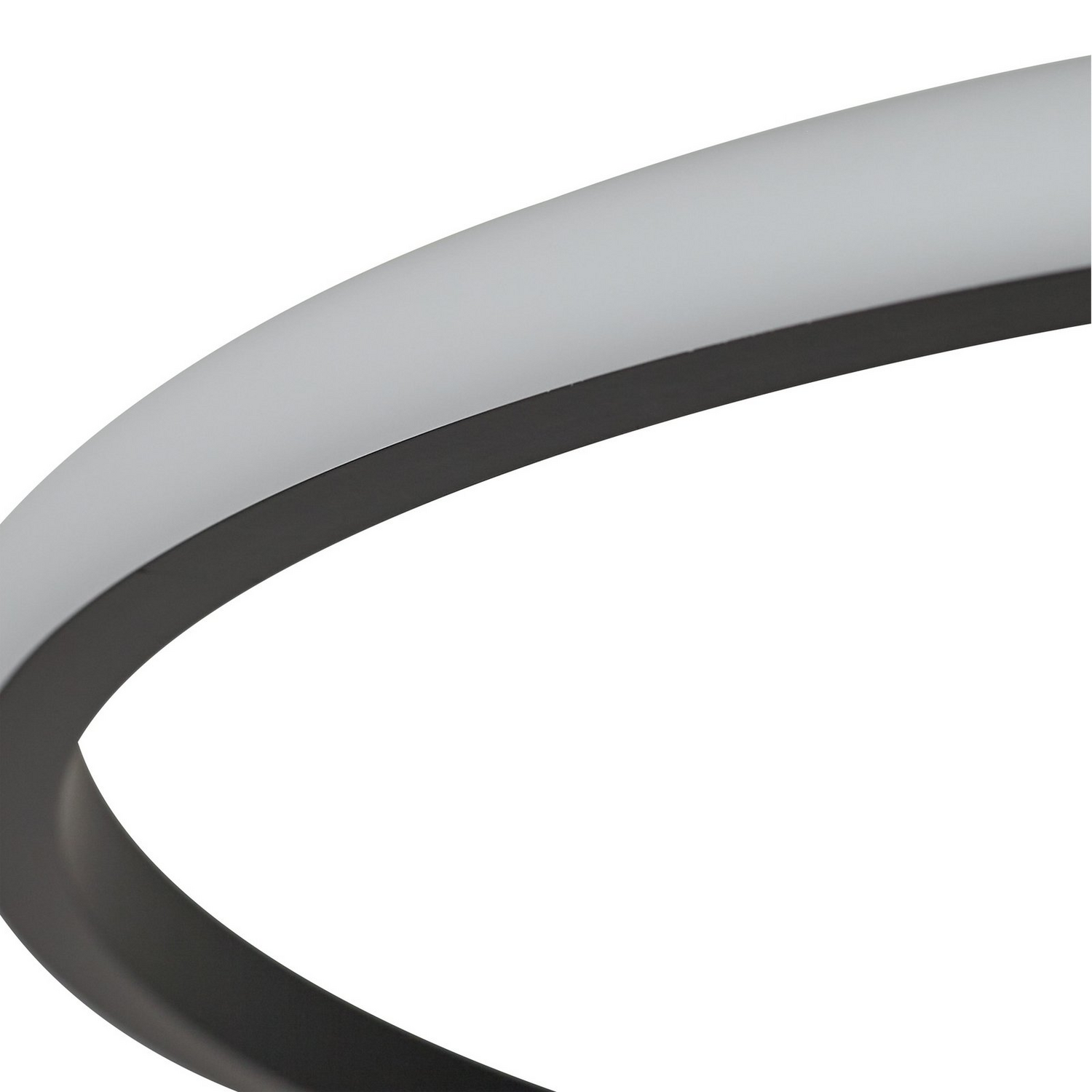 B-Ware Lindby Led Deckenleuchte Lampe Kyron Schwarz Aluminium Dimmbar ø45 Cm Leuchte