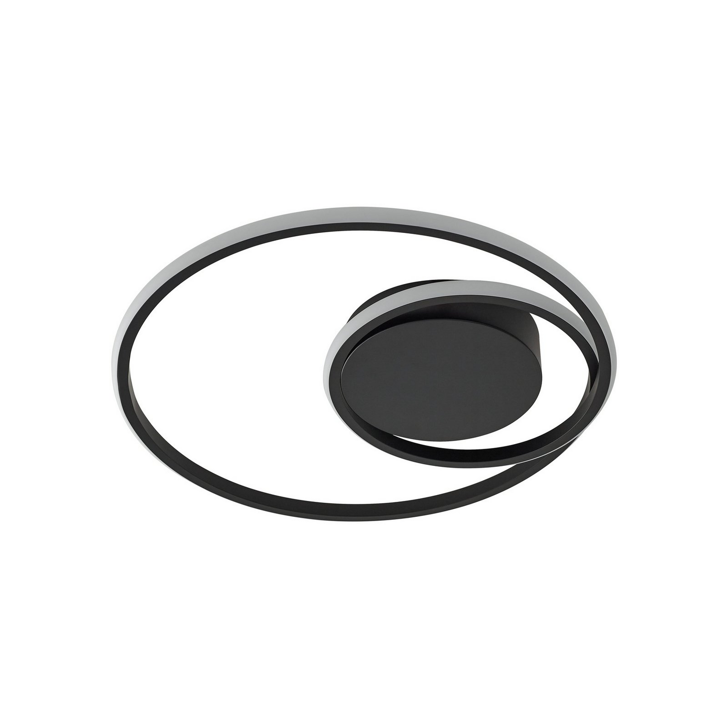 Lindby Led Deckenleuchte Lampe Kyron Schwarz Aluminium Dimmbar ø45 Cm Leuchte B-Ware