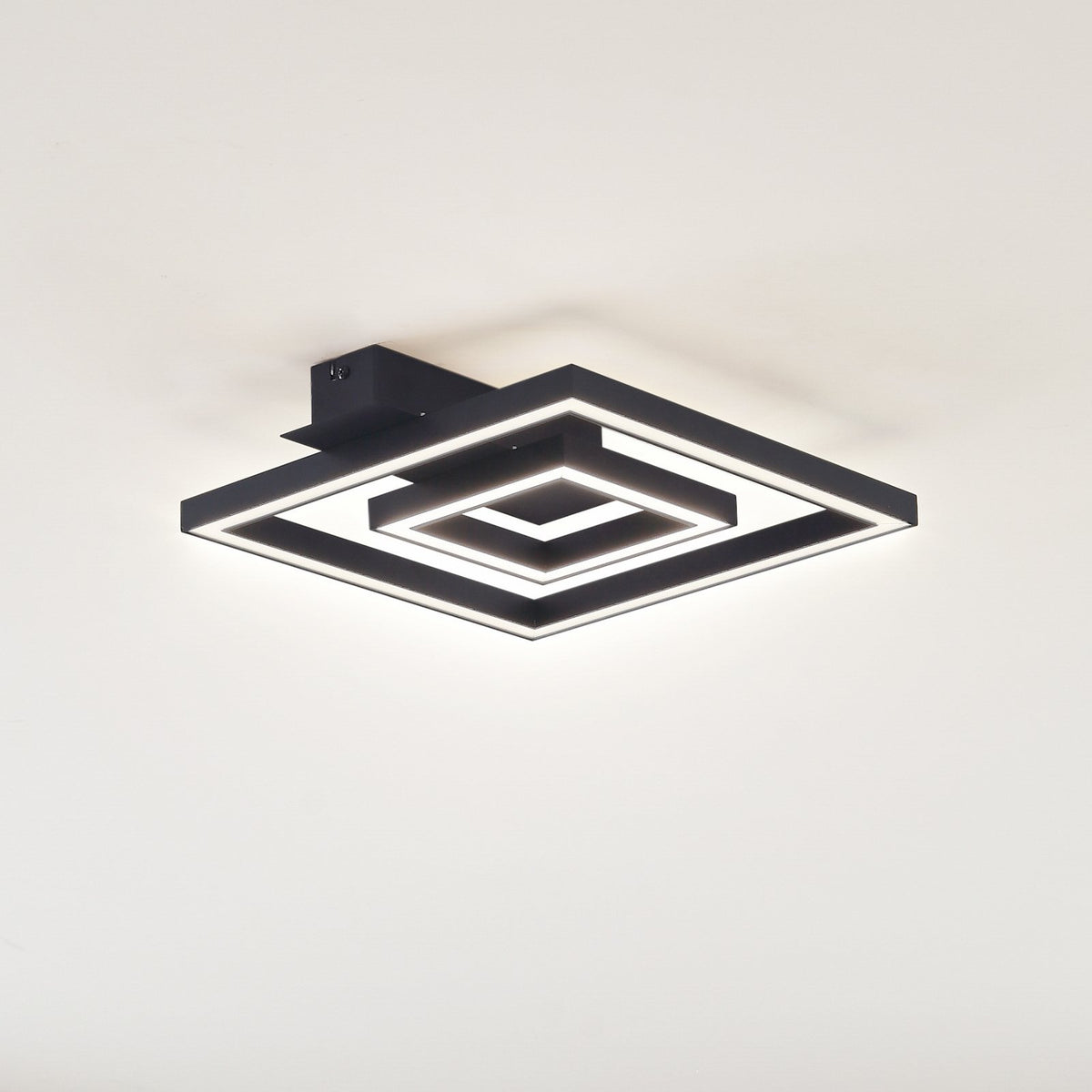 Lindby Deckenleuchte Deckenlampe LED Madamo warmweiß Licht schwarz 30 cm - 4251911782639