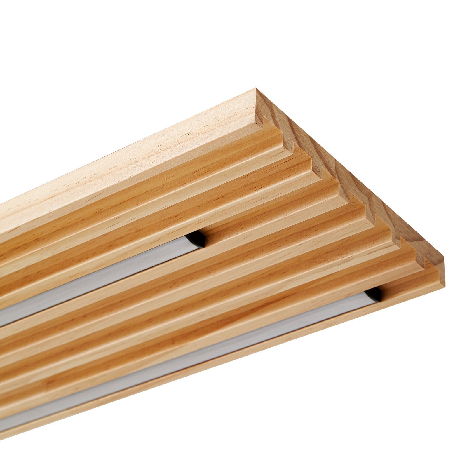 Lindby LED-Deckenleuchte Leuchte Madero LED Kiefernholz 90cm x 20cm Holz 3000 K - 4255830903328