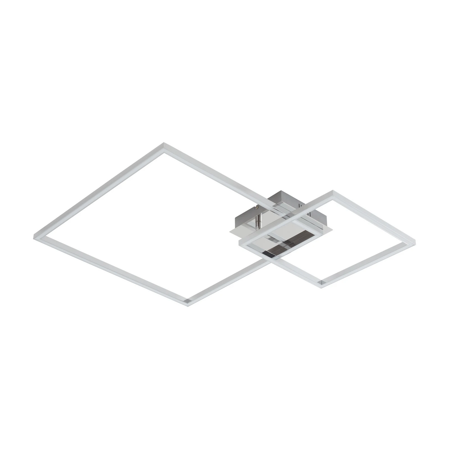 B-Ware Lindby Led Deckenleuchte Panja Deckenlampe Deckenlicht 67 Cm Chromfarben Eisen - 4251911765588