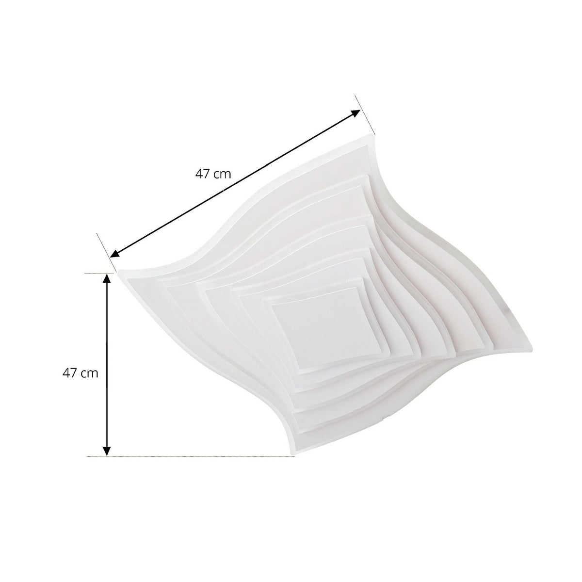 Lindby LED-Deckenleuchte Leuchte Rebeka LED Decke 47x47cm CCT Fernbedienung - 4251911792454