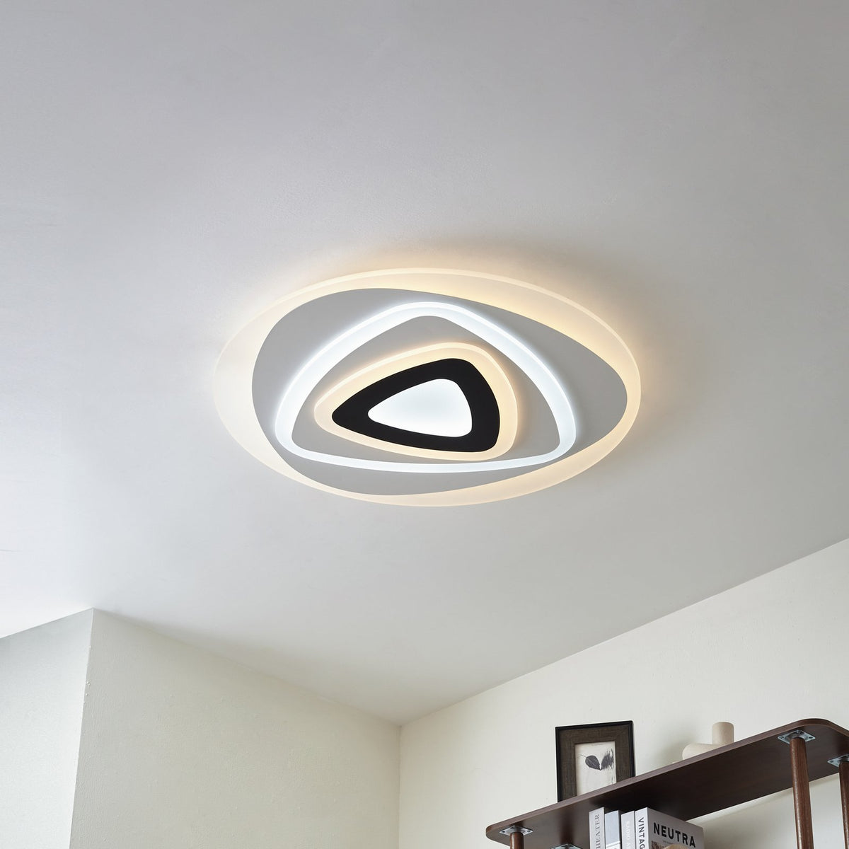 Lindby Deckenleuchte Lampe Rebeka LED Fernbedienung weiß Wohnzimmer Esszimmer7 - 4251911799545