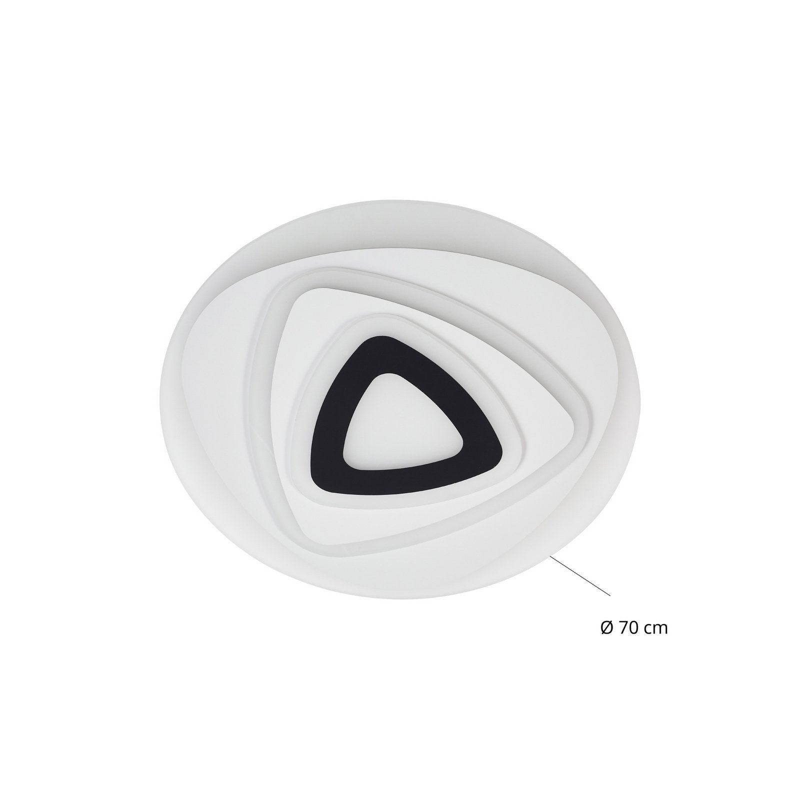 Lindby Deckenleuchte Lampe Rebeka LED Fernbedienung weiß Wohnzimmer Esszimmer7 - 4251911799545