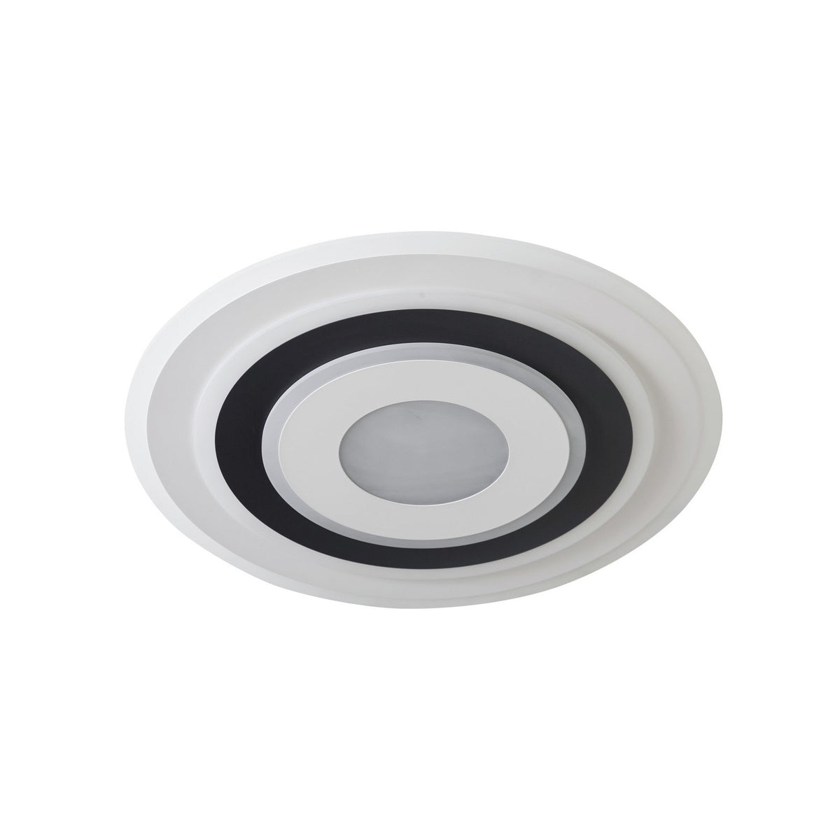 Lindby Deckenleuchte Deckenlampe LED Rebeka rund weiss schwarz Acryl Metall - 4255830903038