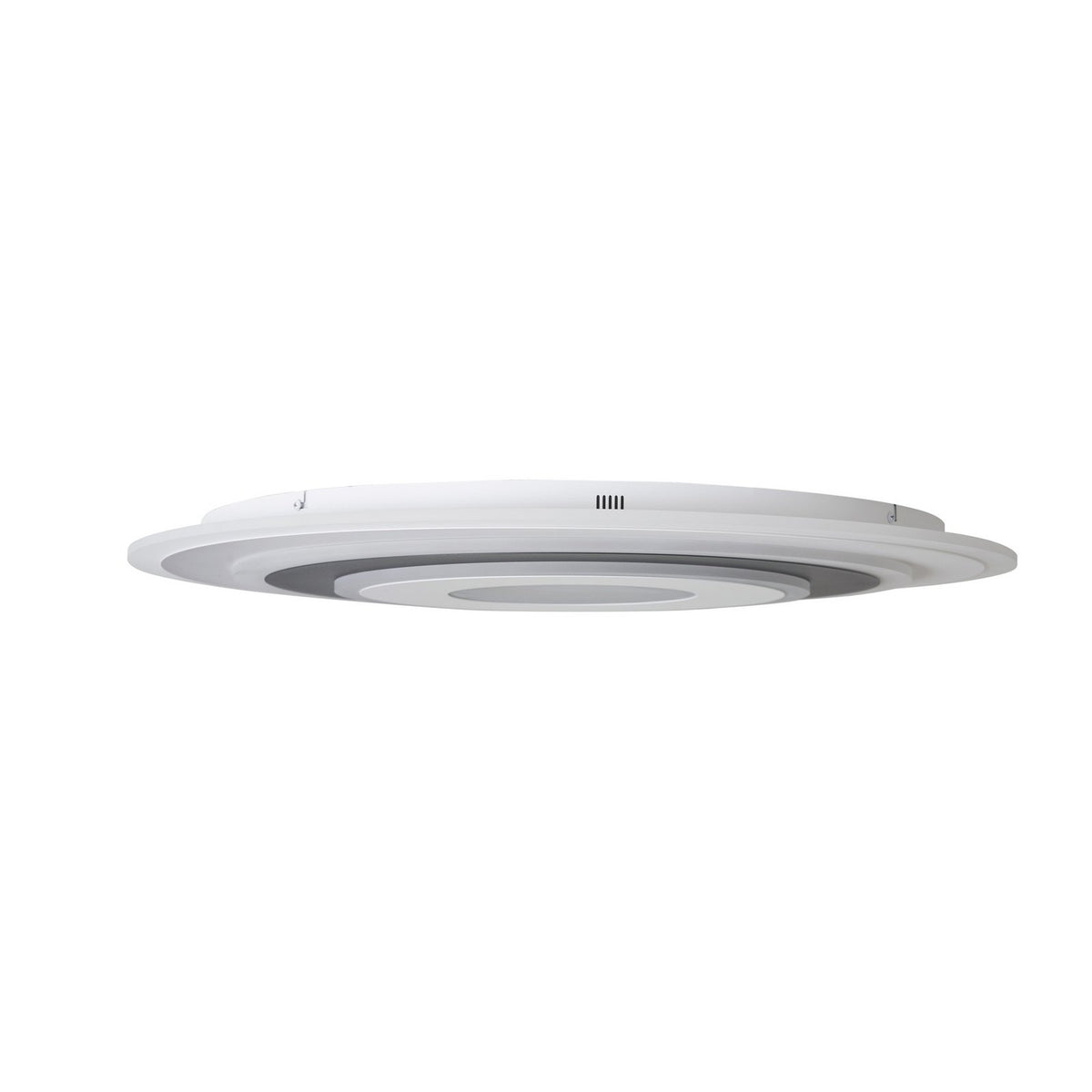 Lindby Deckenleuchte Deckenlampe LED Rebeka rund weiss schwarz Acryl Metall - 4255830903038