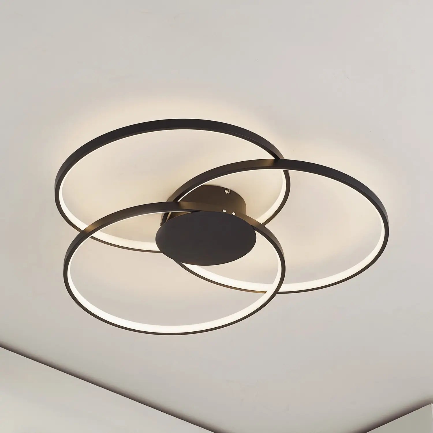 B-Ware Lindby Riley Led Deckenlampe Lampe Leuchte Dimmbar Alu 40 W Schwarz Siehe Text - 4251096574043