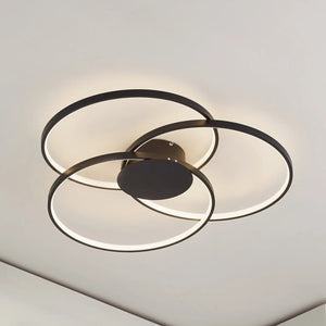 B-Ware Lindby Riley Led Deckenlampe Lampe Leuchte Dimmbar Alu 40 W Schwarz Siehe Text