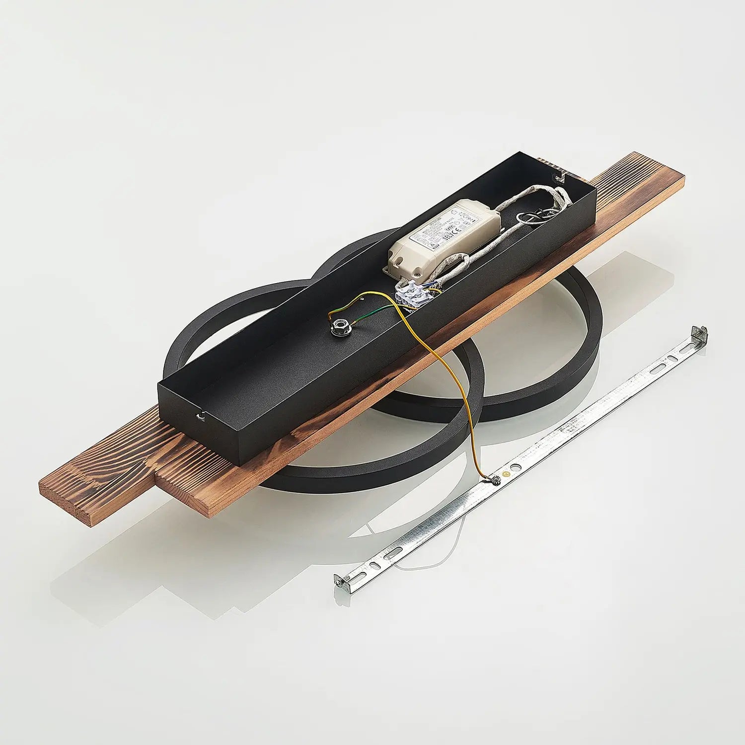 B-Ware Lindby Deckenleuchte Lampe Led Holz Hell Warmweiss 75 Cm Sentoa Siehe Text - 4251911728088