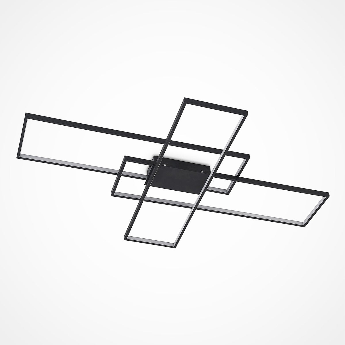 Lindby Deckenleuchte Lampe LED schwarz Metall dimmbar Tetson - 8502193175568