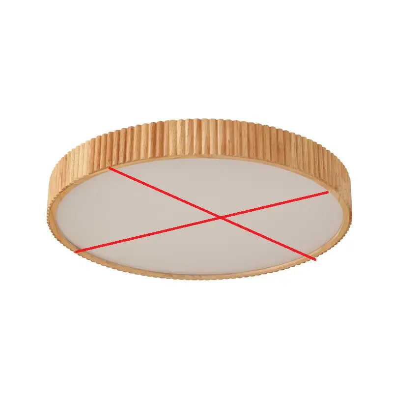 B-Ware Lindby Led Deckenleuchte Velua Weiß Holz Cct ø50cm Fernbedienung Siehe Text/Foto - 4255830903649