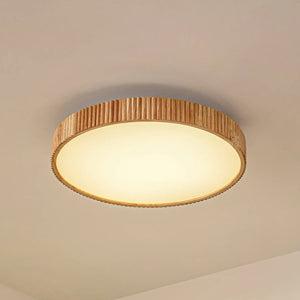 B-Ware Lindby Led Deckenleuchte Lampe Velua Weiß Holz Hell Cct ø 50 Cm Fernbedienung
