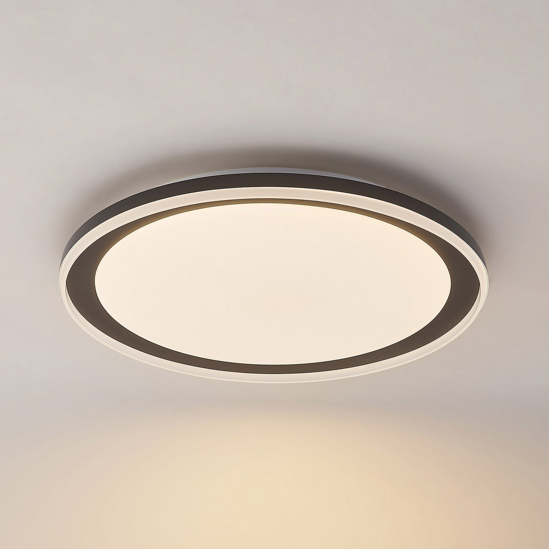 Lindby Verdan Led Deckenlampe Deckenlampe Lampe Leuchte Dimmbar Schwarz Weiß B-Ware
