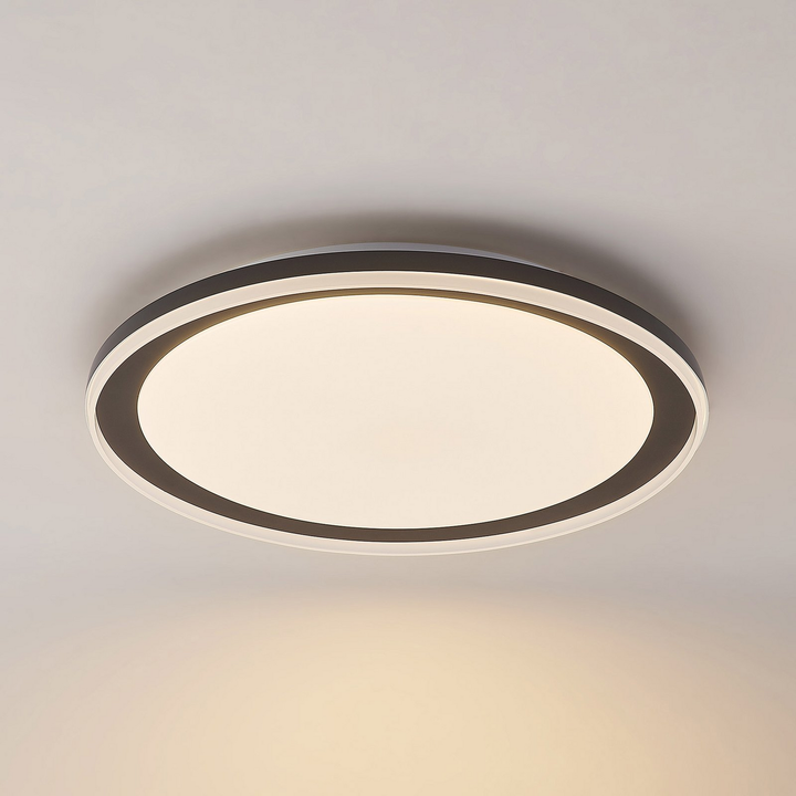 Lindby Verdan Led Deckenlampe Deckenlampe Lampe Leuchte Dimmbar Schwarz Weiß B-Ware